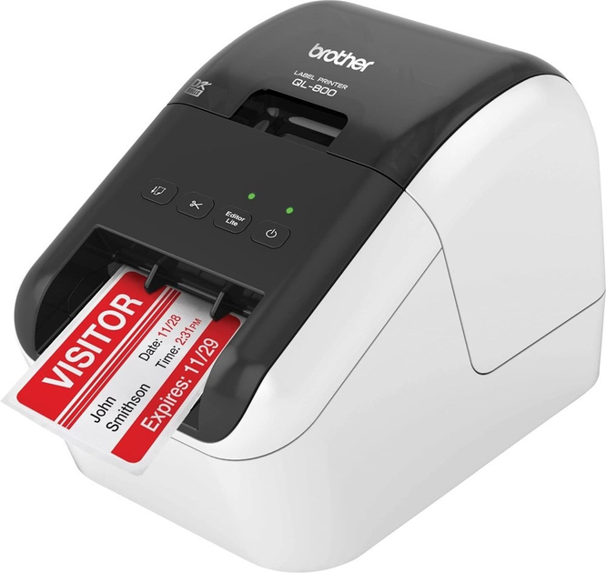 Принтер етикеток Brother QL-800 (QL800ZU1) - зображення 4