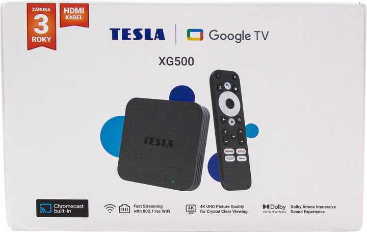 Odtwarzacz multimedialny Tesla MediaBox XG500 z Google TV (MMCATV0004) - obraz 14
