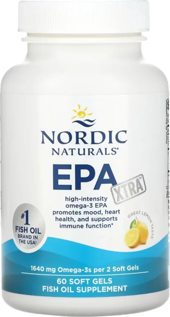 Дієтична добавка Nordic Naturals EPA Xtra Лимонна 60 капсул (768990891182) - зображення 2