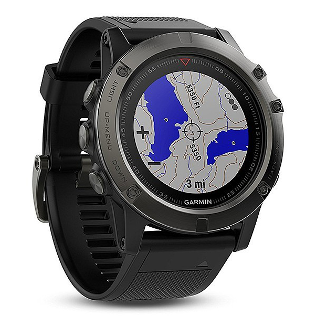 fenix 5 slate grey with black band