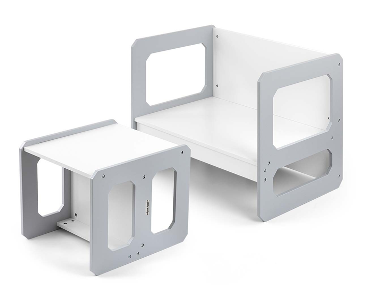 Zestaw mebli Milly Mally Stella 3 w 1 szary (6093) (5901761127287) - obraz 3