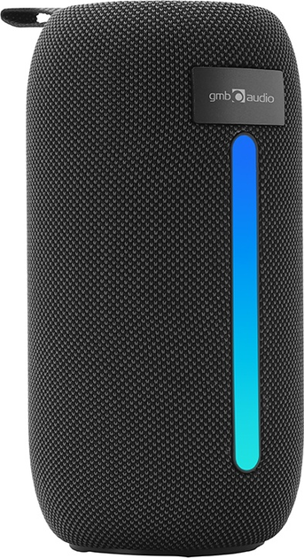 Портативна колонка Gembird BT LED 5W RGB Black (SPK-BT-LED-07) - зображення 2