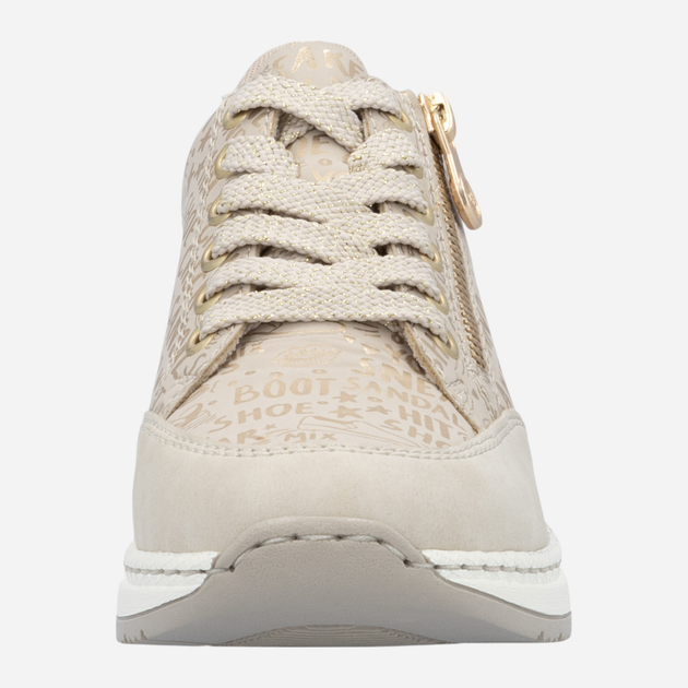 Жіночі снікери RIEKER N4316-62 41 (7.5UK) 27 см Бежеві (4061811186280) (955555908865585) - Уцінка - зображення 6