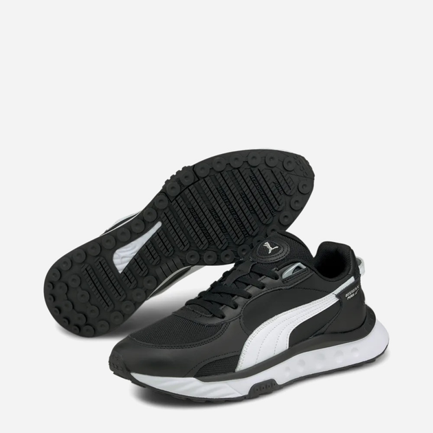 Чоловічі кросівки для залу Puma Wild Rider Route 38159705 42.5 27.5 см Чорні (4064533823570) (955555904616388) - Уцінка - зображення 2