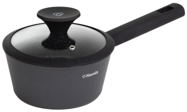 Набір каструль Homla Tristan Чорні 3 шт (5904183892337) (955555912032644) - Уцінка - зображення 4