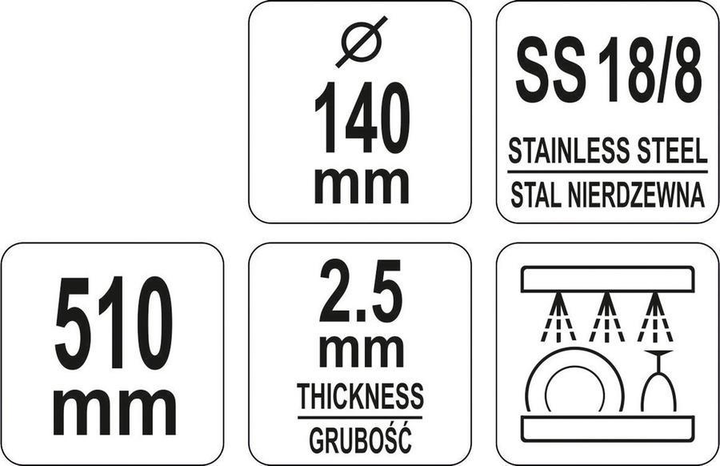 Łyżka cedzakowa Yato ze stali nierdzewnej 51x14 cm (5906083012136) - obraz 3