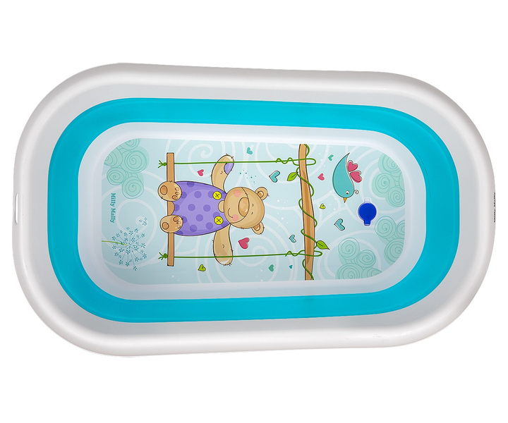 Ванночка складана Milly Mally Aqua блакитна 3767 (5901761127706) - зображення 2