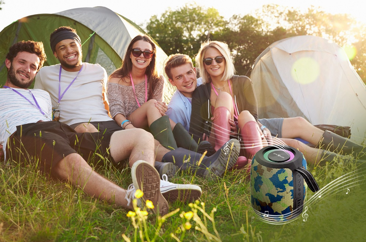 Портативна колонка Gembird BT LED 8W RGB Camo (SPK-BT-LED-05-CM) - зображення 7