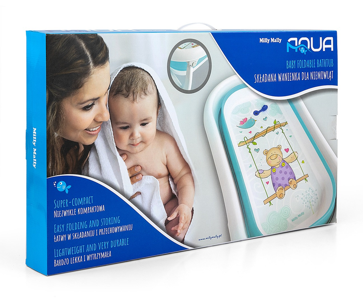 Ванночка складана Milly Mally Aqua рожева 3768 (5901761127720) - зображення 9