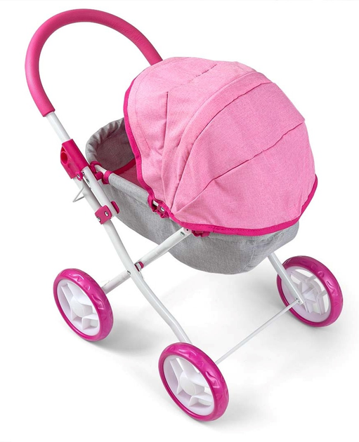 Коляска для ляльок Milly Mally Dori Prestige рожева 2718 (5901761124903) - зображення 3