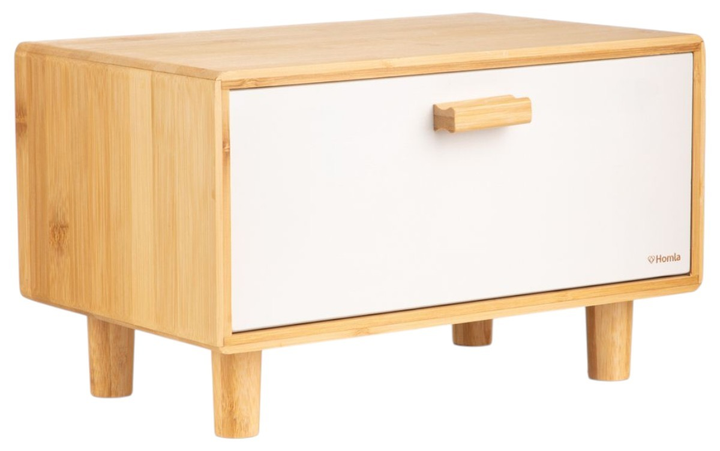 Chlebak Homla Basic bambusowy Śmietankowy (5904183873282) - obraz 2