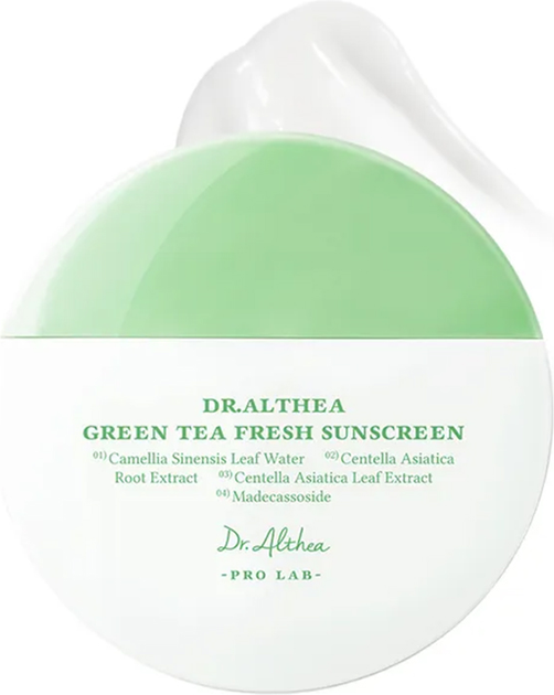 Krem przeciwsłoneczny Dr.Althea Green Tea Fresh Sunscreen Spf 50+ z ekstraktem z zielonej herbaty odświeżający 45 ml (8809447255972) - obraz 1