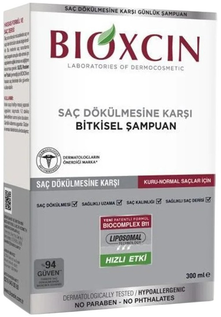 Szampon Bioxcin Genesis Classic Anti Hair Loss do włosów suchych i normalnych 300 ml (8697432090277) - obraz 2