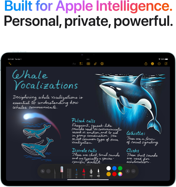 Планшет Apple iPad Air 13" M3 2025 Wi-Fi 256GB Blue (MCNP4) - зображення 5