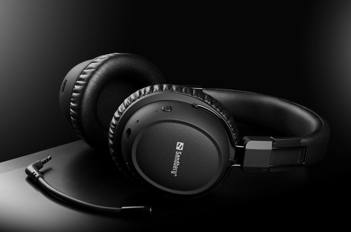 Słuchawki Sandberg FlexMic Wireless Black (5705730126369) - obraz 6