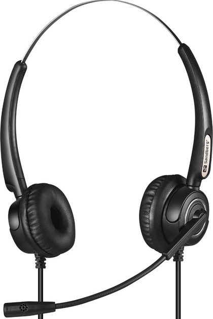 Навушники Sandberg Pro Stereo USB+RJ9/11 Black (5705730126307) - зображення 1