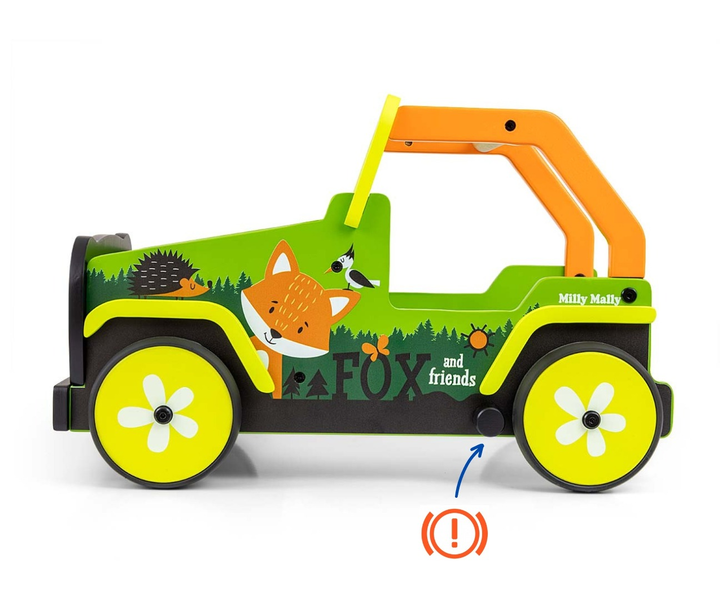 Chodzik Milly Mally Pchacz dla dzieci Explorer Lis i przyjaciele 4839 (5901761128253) - obraz 6