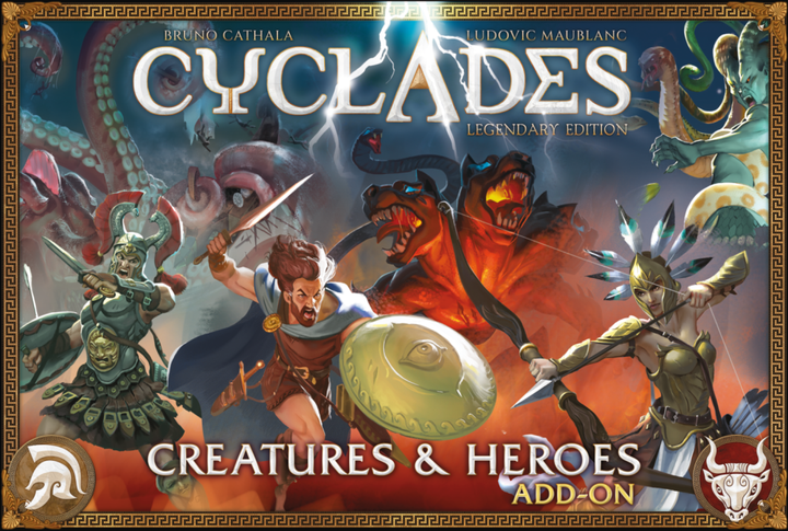 Кіклади. Легендарне видання - Монстри і герої (Cyclades: Creatures & Heroes) - Фото 1 Кіклади. Легендарне видання - Монстри і герої (Cyclades: Creatures & Heroes) - изображение 1