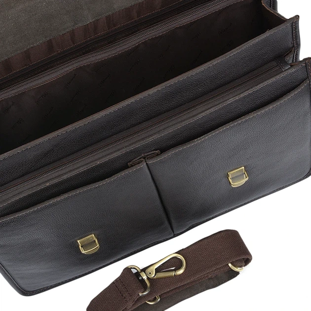 Портфель Ashwood Gareth Briefcase Brown (Коричневий) - Фото 6 Портфель Ashwood Gareth Briefcase Brown (Коричневий) - изображение 6