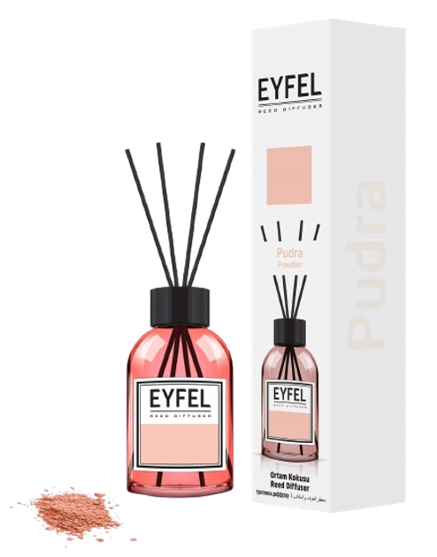 Patyczki zapachowe Eyfel dyfuzor Pudrowy 120 ml (8681301036794) - obraz 1
