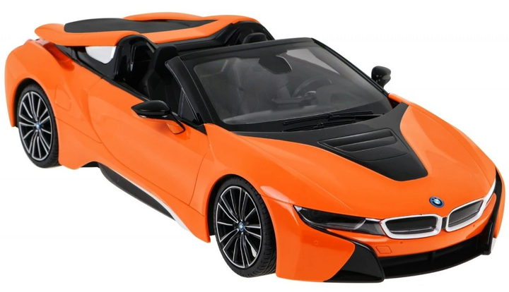 Радіокерований автомобіль BMW i8 Roadster від Rastar масштаб 1:12 з пультом 2.4 GHz Помаранчевий (ZRC.95500.POM) (5903864900644) - зображення 4