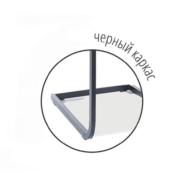 Стул обеденный кухонный SIGNAL H-441 Velvet серая вельвет ткань основа черный металл - изображение 7