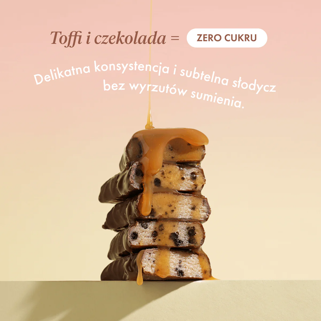 Протеїновий батончик Natu.Care Collagen Glow Bar Toffi 40 г (5905943691092) - зображення 3