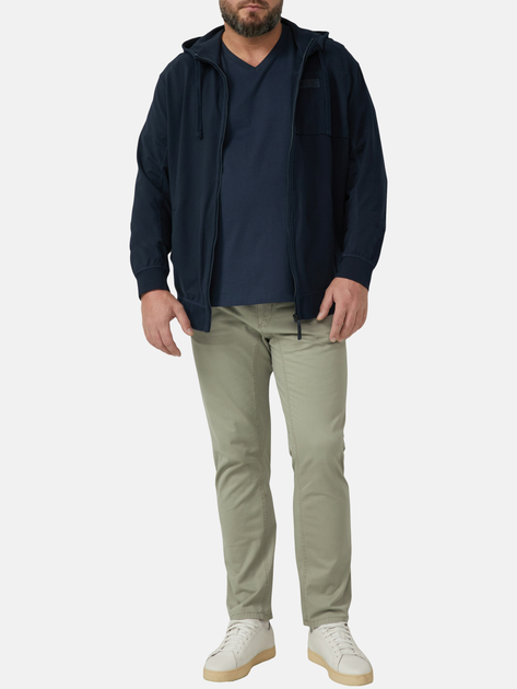 Футболка бавовняна довга чоловіча s.Oliver 10.3.16.12.130.2174720-5978 4XL Темно-синя (4099978349385) - зображення 3