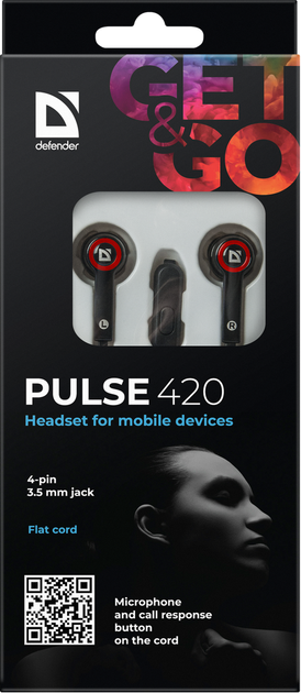 Гарнітура Defender Pulse 420 Red (63424) навушники дротові - зображення 6