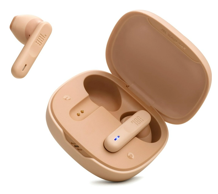 Гарнітура JBL WAVE FLEX Beige (JBLWFLEXBEG) навушники - Фото 2 Гарнітура JBL WAVE FLEX Beige (JBLWFLEXBEG) навушники - зображення 2