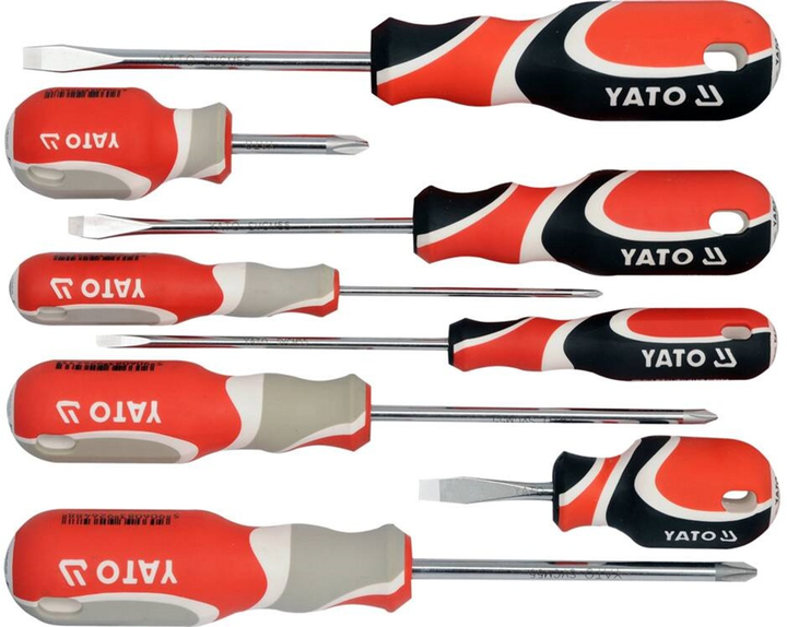 Zestaw wkrętaków YATO 38/75/100 mm, 8 sztuk (YT-2670) - obraz 1