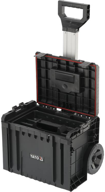 Skrzynia YATO systemowa na narzędzia 686x450x380 mm na kółkach moduł 35V S12 (YT-09165) - obraz 5
