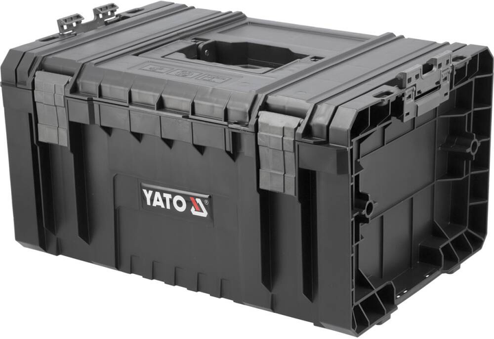 Skrzynka YATO z 5 sekcjami na organizery 240x450x320 mm 23V do składanych modułów S12, S1 (YT-09163) - obraz 1