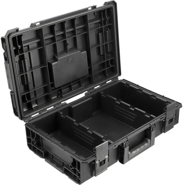 Skrzynka na narzędzia YATO modułowa 19V S1 2 przegrody 584x385x165 mm plastikowa (YT-091692) - obraz 3