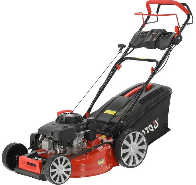 Kosiarka spalinowa YATO z napędem 4.5 kW szerokość cięcia Ø= 53 cm kosz 62 l (YT-85533) - obraz 2