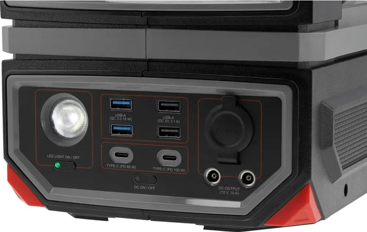 Stacja ładowania YATO 1200 W / 917 Wh / Li-ion (YT-83092) - obraz 3