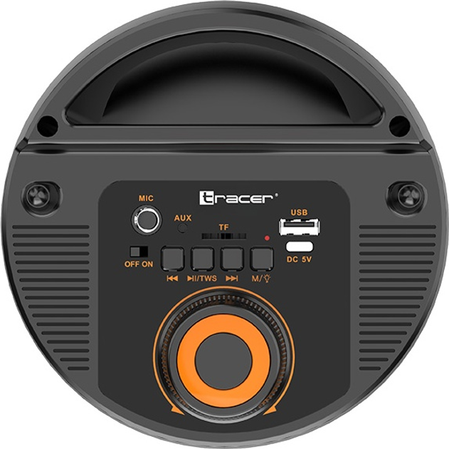 Портативна колонка Tracer Powervox P1 TWS BT 20W RGB Black (TRAGLO47687) - зображення 4