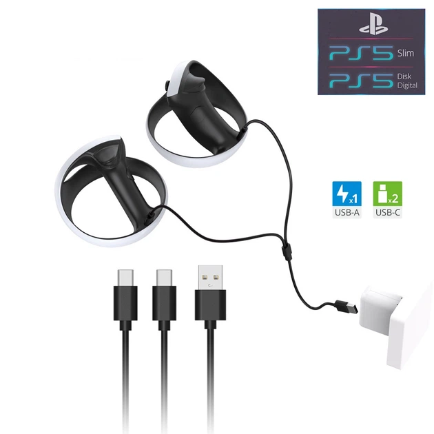 Зарядный кабель DOBE USB-A / двойной USB-C для контроллера Sense