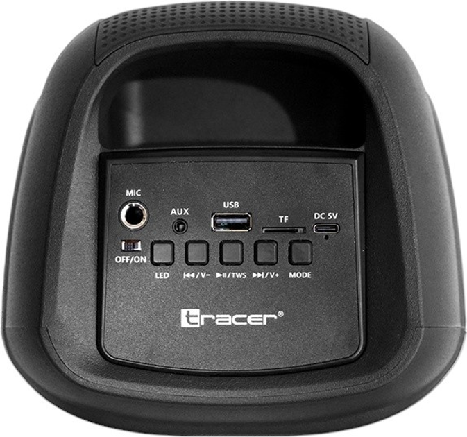 Портативна колонка Tracer Powervox P2 TWS BT 20W RGB Black (TRAGLO47688) - зображення 5