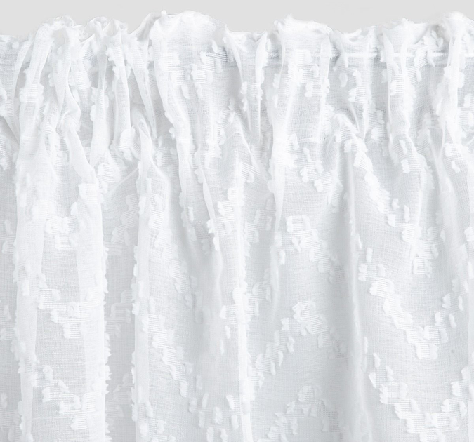 Фіранка Homla Mira з тисненням біла 140x250 cм (5906496742460) - зображення 4