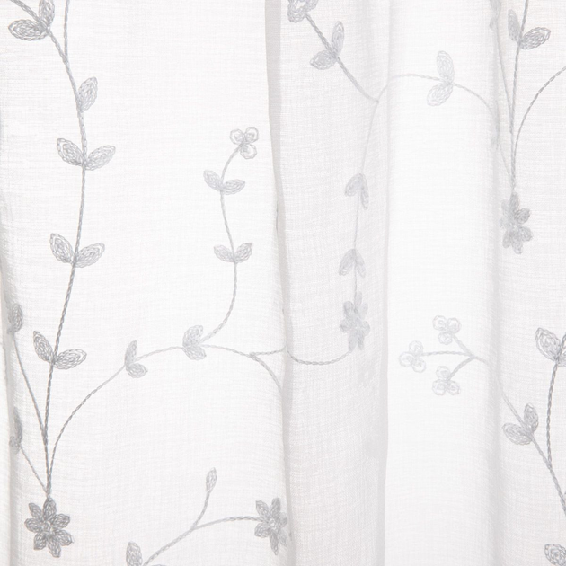 Фіранка Homla Mossia з листяним принтом біла 140x250 см (5904183856797) - зображення 3