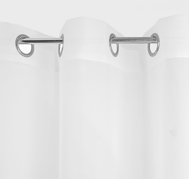 Фіранка Homla B2 Essentials Swiss на кільцях біла 300x250 см (5906496717741) - зображення 1