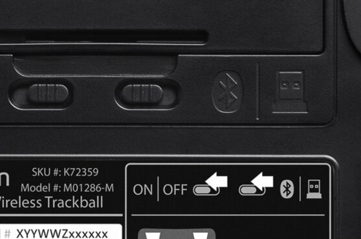 Mysz Kensington ExpertMouse Wireless Trackball Black (K72359WW) - obraz 5