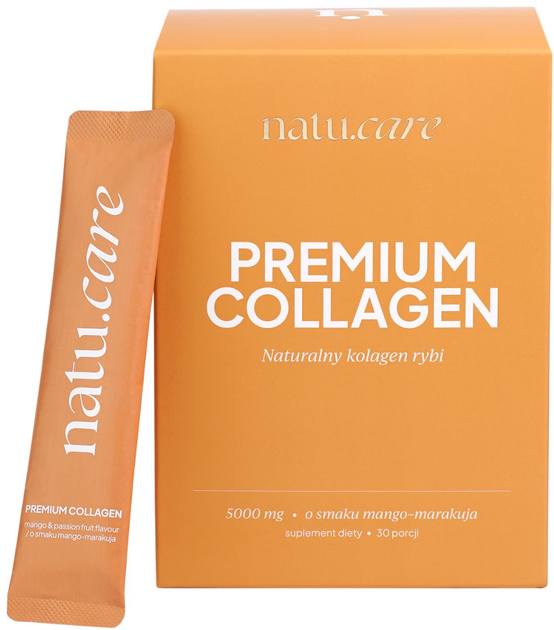 Suplement diety Natu.Care Collagen Premium 5000 mg 30 saszetek Magno-marakuja (5905072809603) - obraz 1