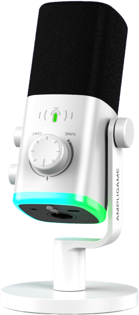 Микрофон динамический Fifine AM9W XLR/USB White - изображение 3