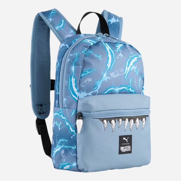 Дитячий рюкзак 9 л Puma X Hot Wheels Extra Small Backpack C 9172101 Блакитний (4069157147675) - зображення 1