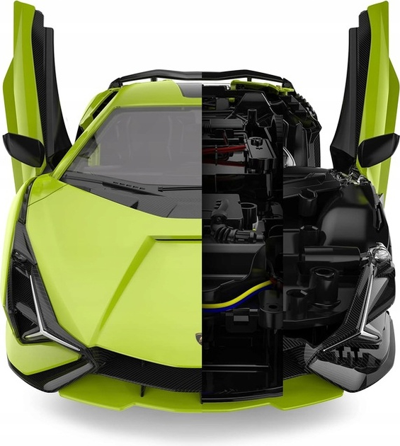 Гоночний автомобіль на радіокеруванні Rastar Lamborghini Sian R/C 1:18 (6930751319301) - зображення 7