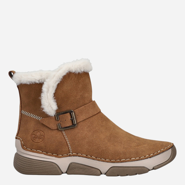Zimowe kozaki damskie ocieplane Rieker 45966-20 41 (7.5UK) Brązowe (4061811930883) - obraz 1