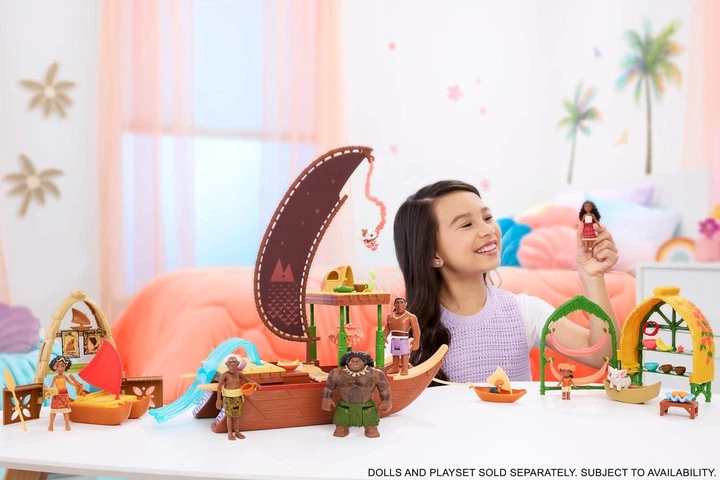 Игровой набор Моана 2 Симеа Moana & Simea Village Home Mattel - изображение 6