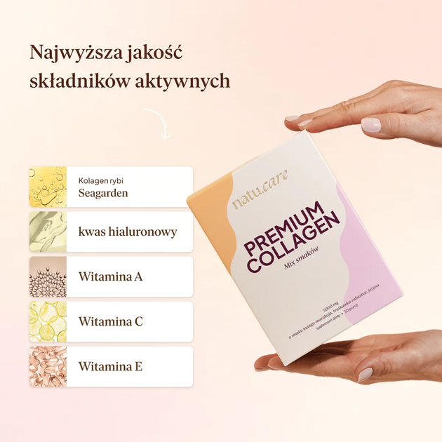 Suplement diety Natu.Care Collagen Premium 5000 mg 30 saszetek Mix 3 Smaków (5905943690743) - obraz 5